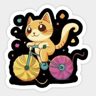 Purrfect Pedal Crafter Sticker